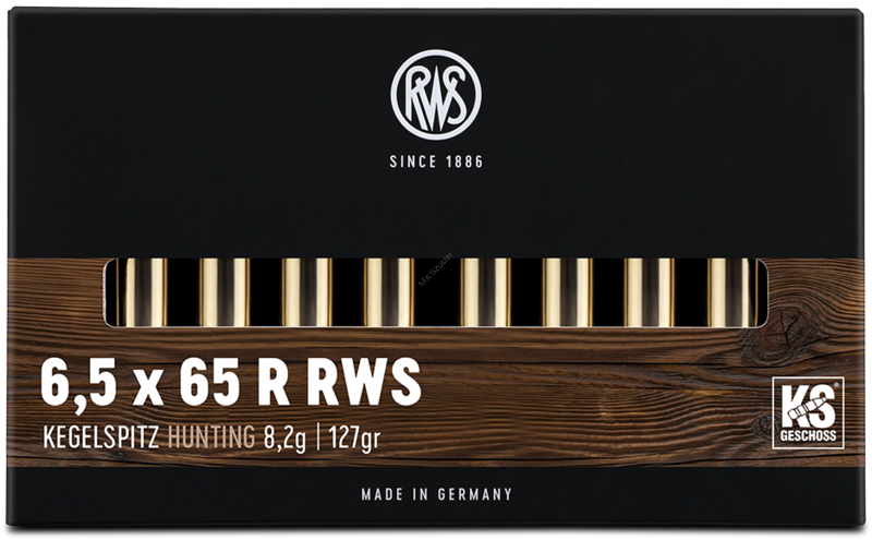RWS 6,5x65 R RWS 8,2 g KS ( 20 sztuk )