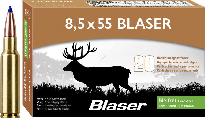 8,5x55 BLASER TTSX 10,4g (20 sztuk)