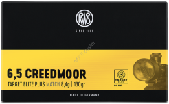RWS 6,5 Creedmoor Target Elite Plus 8,4g ( 20 sztuk )