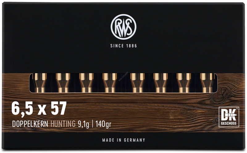 RWS 6,5x57 9,1 g DK ( 20 sztuk )