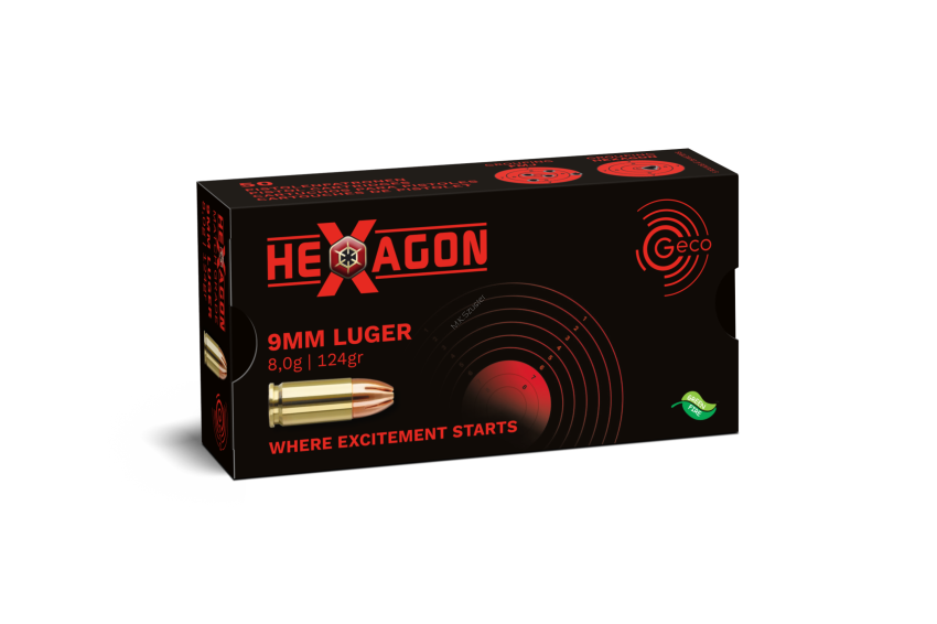Geco 9 mm PARA HEXAGON ( 50 sztuk)