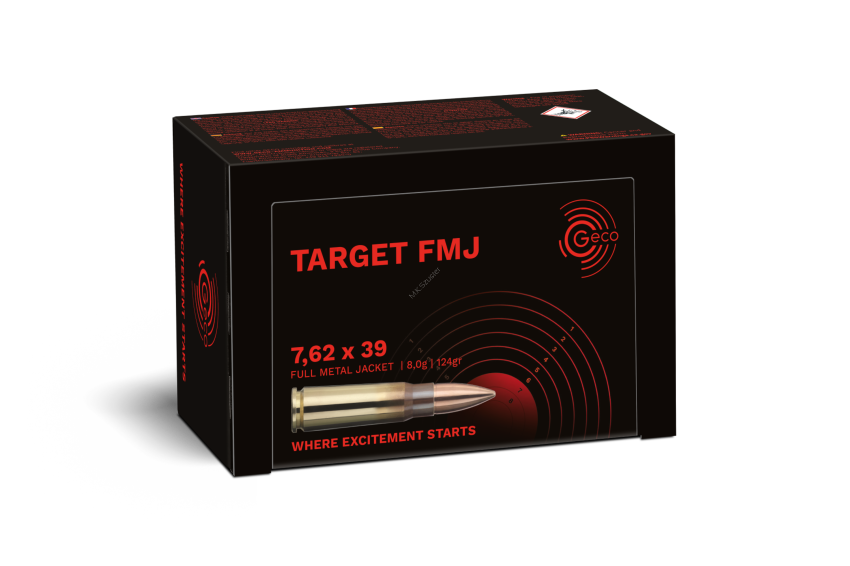 GECO 7,62x39 FMJ 8,0 g ( 50 sztuk)