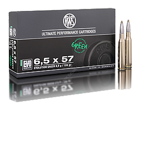 RWS 6,5x57 6,0 g EVO Green ( 20 sztuk )