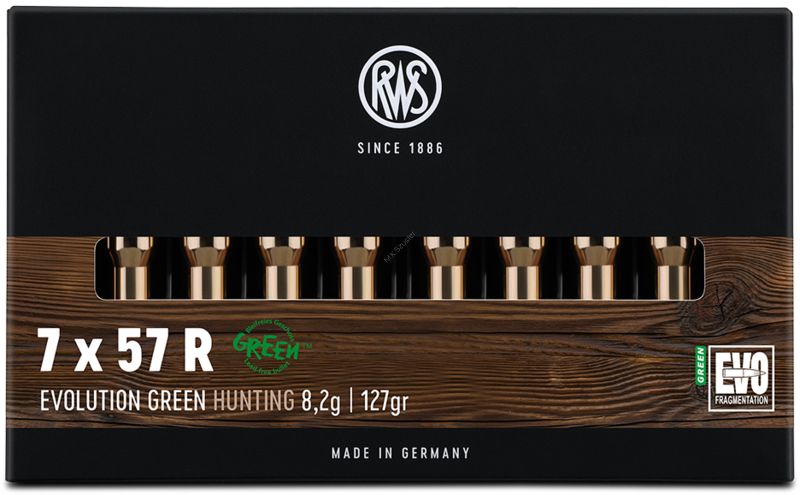 RWS 7x57 R 8,2 g EVO GREEN ( 20 sztuk)