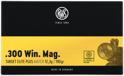RWS .300 Win. Mag. 12,3 g Target Elite Plus ( 20 sztuk )