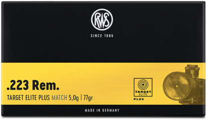RWS .223 Rem. 5,0g Target Elite Plus (20sztuk)