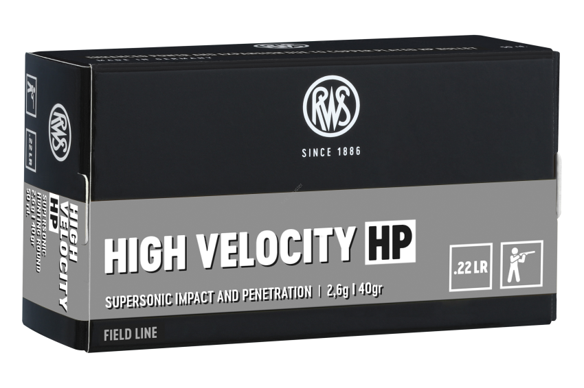 RWS 22 lr High Velocity HP 2,6 g ( 50 sztuk )