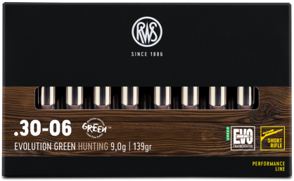 .30-06 Evo Green Short Rifle 9g (20szt) 