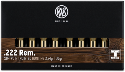 RWS .222 Rem. 3,2 g TMS ( 20 sztuk )