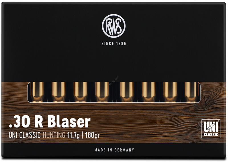 RWS .30 R Blaser 11,7 g UNI ( 20 sztuk )