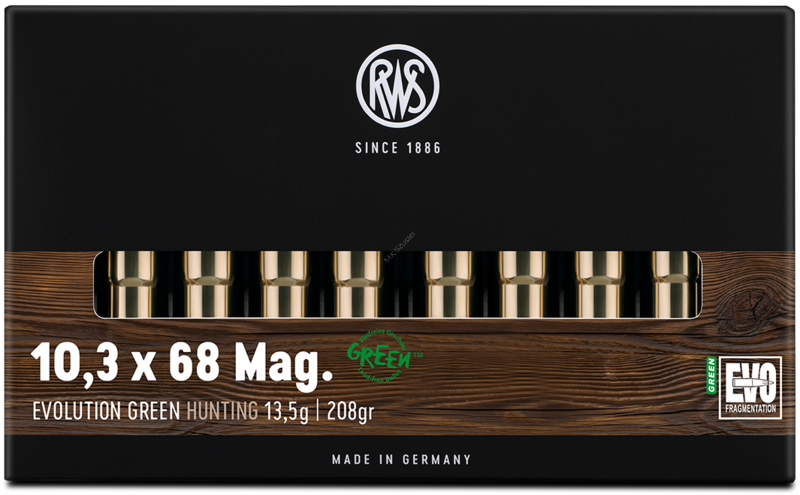 RWS 10,3x68 Mag. Evo Green 13,5 g ( 20 sztuk )