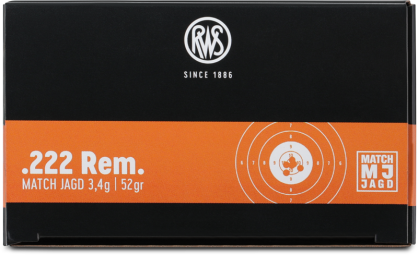 RWS .222 Rem. 3,4 g MJ ( 30 sztuk )