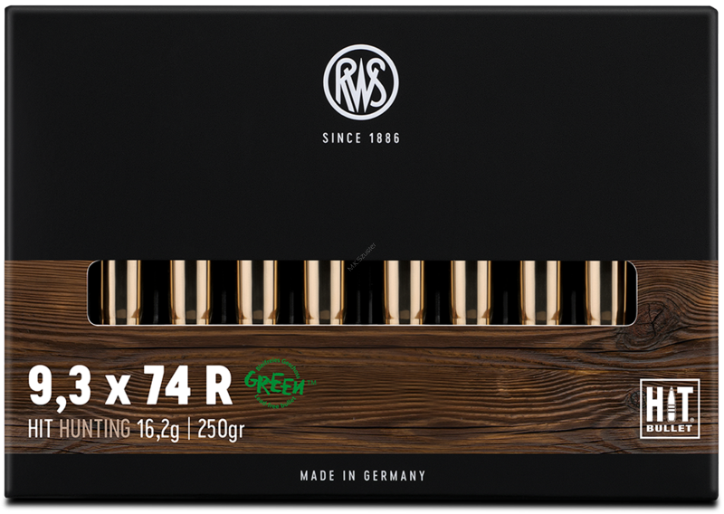 RWS 9,3x74 R 16,2 g HIT ( 20 sztuk)